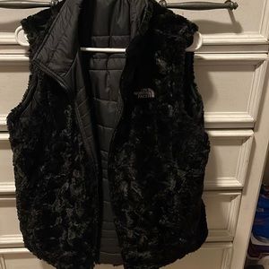 North face reversible vest!